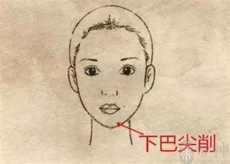 下巴尖的人|女人下巴的面相解析 女人下巴的面相图解